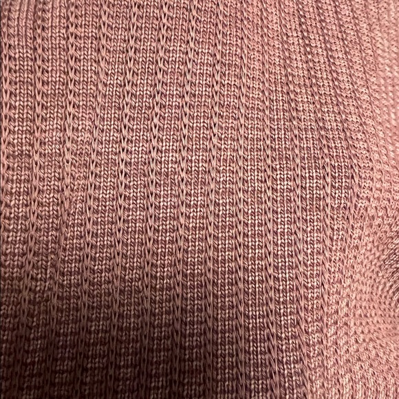 Waffle knit Zara chocolate Turtleneck Tee - Picture 4 of 5
